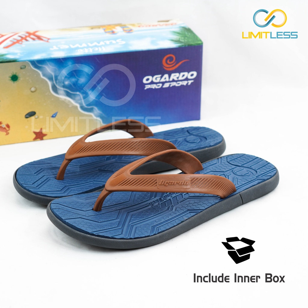 Zero Limitless - Ogardo Sandal Pria Sandal Jepit Extralight Phylon Simpel - Size 39-44