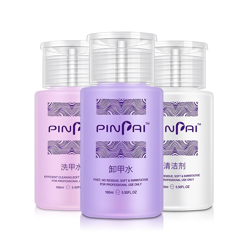 PINPAI GEL CLEANSER / PINPAI REMOVER 160ml / FINY Nail Gel Polish Remover / Pure Aceton Menghapus Cat Kuku