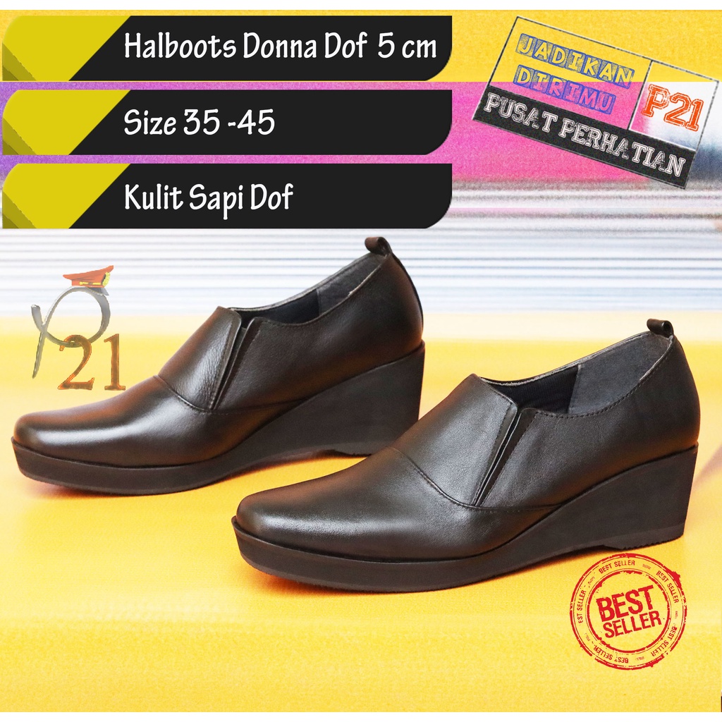 P21 HALBOOTS DONNA DOF 5 CM DAN 7 CM