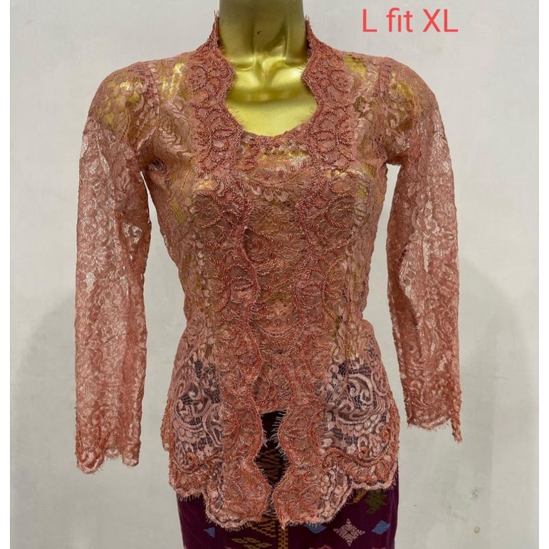 Kebaya Payet Pink Salmon