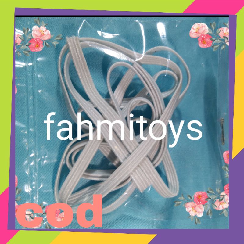 KARET ELASTIS UKURAN KECIL KARET KOLOR KARET MASKER