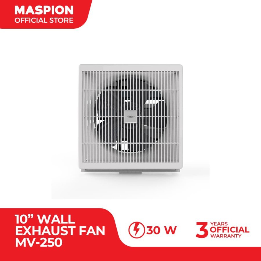 MASPION MV 250 NEX - Kipas Angin wall Exhaust Fan 10&quot; / Kipas Angin Ventilasi 10 Inch - Garansi Resmi 1 Tahun