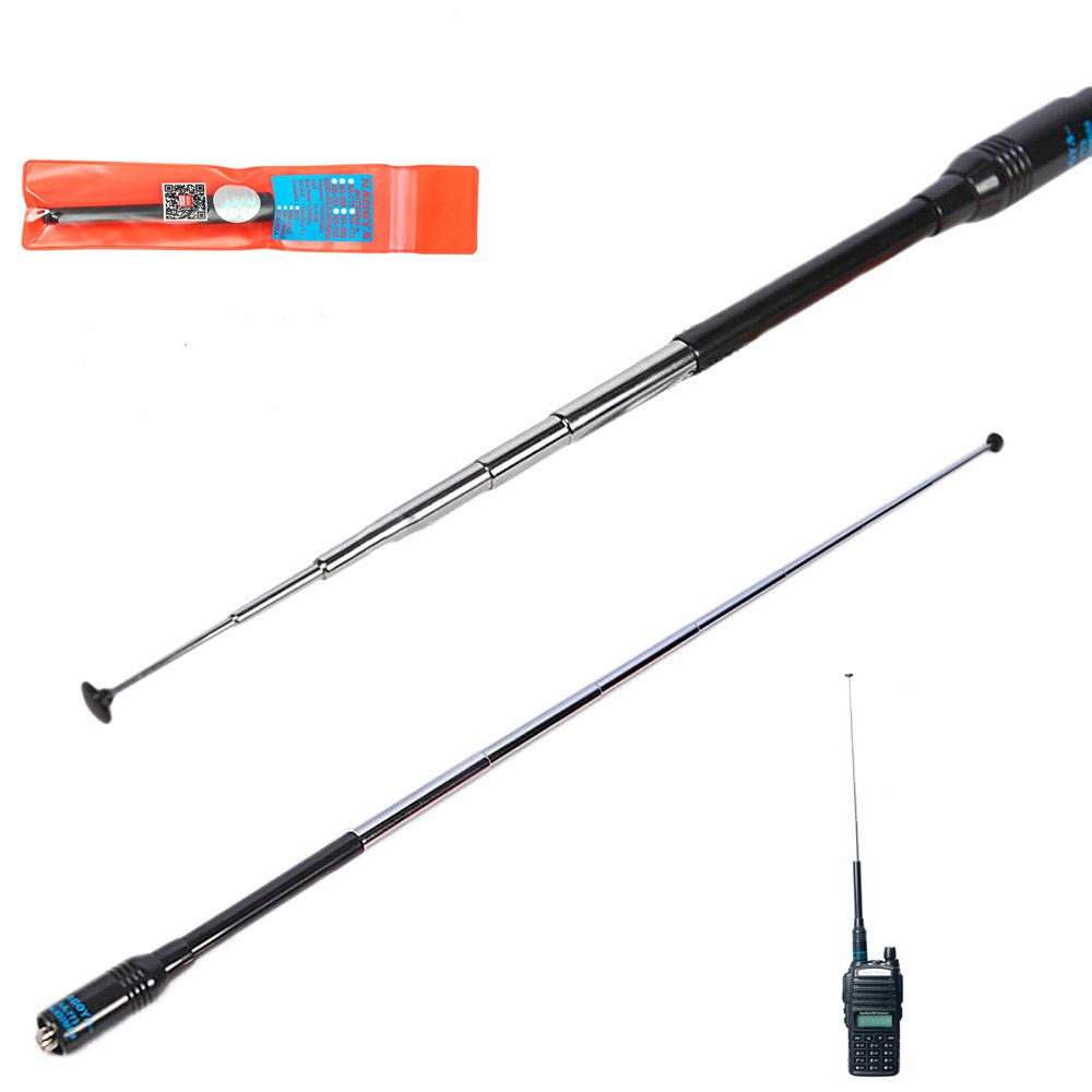 Antena HT Dual Band NA-773 Konektor SMA Female untuk Baofeng BF-UV5R UV-82 Taffware Pofung