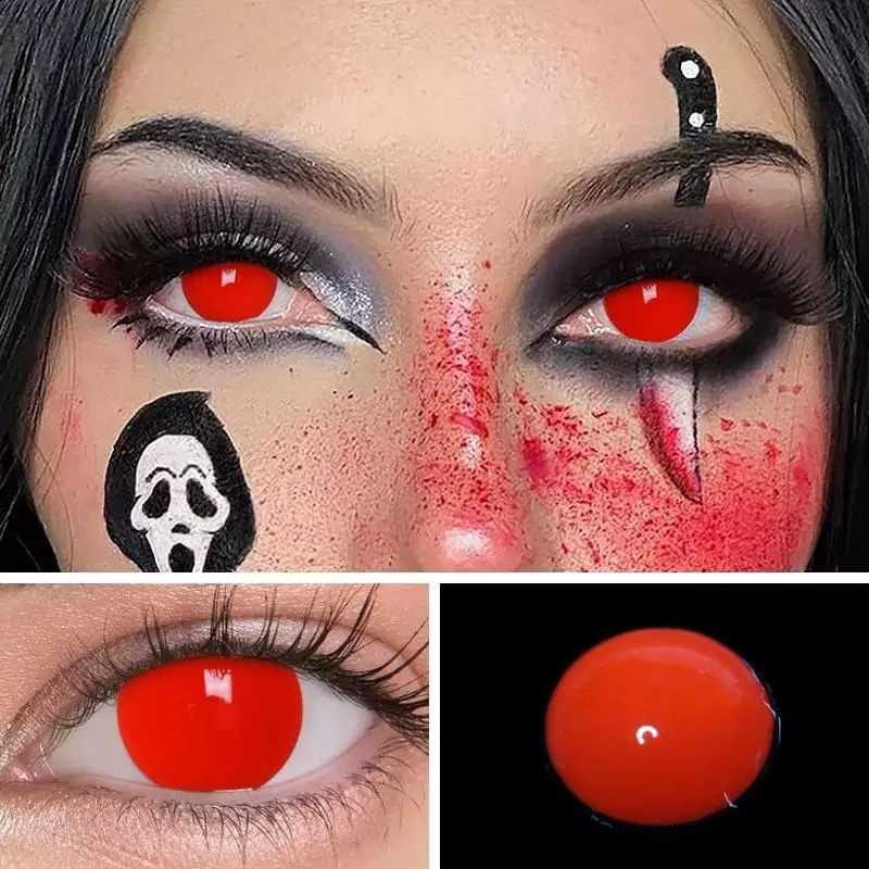 RCS ✅ Softlens cosplay halloween softlens merah