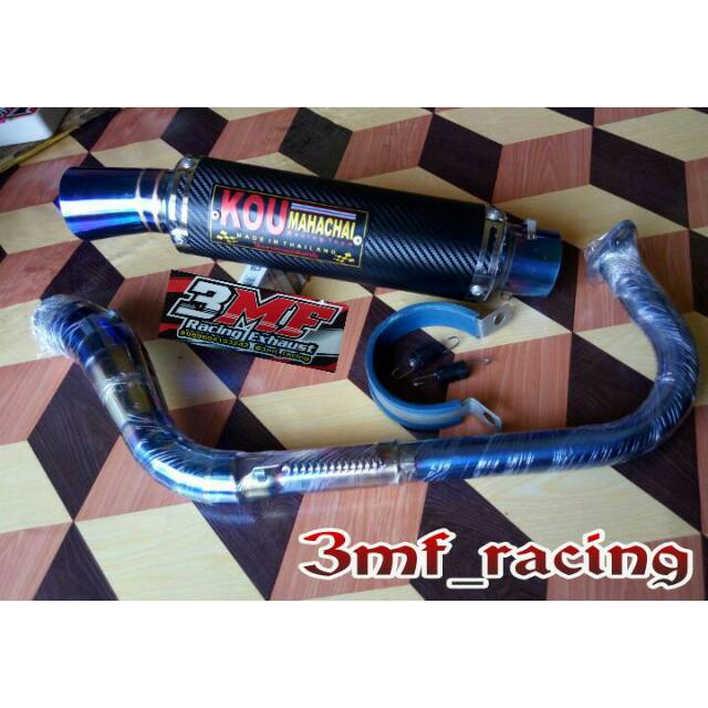 Knalpot KOU beat fi blue moon karbon