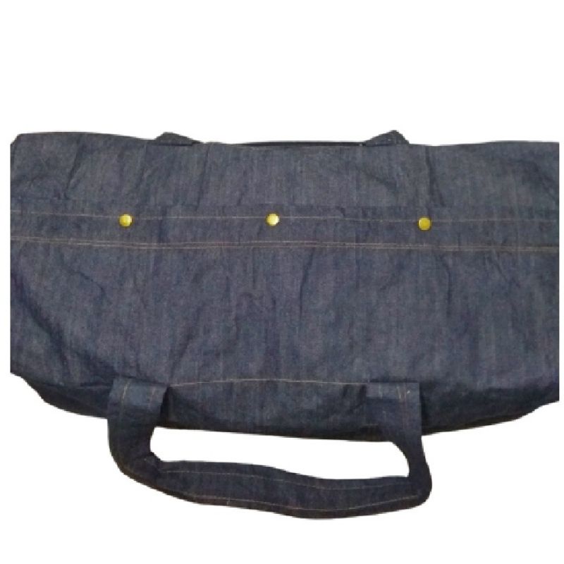 Tas travel bag bahan jeans denim