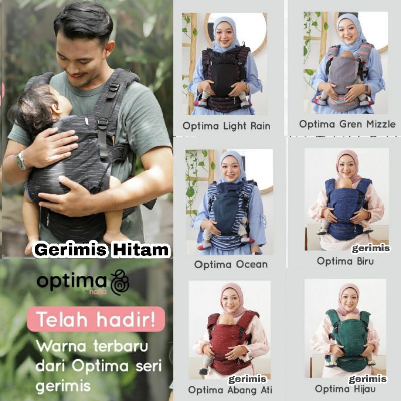 READY New Nana Optima V3 LIMITED gendongan bayi ssc newborn todler