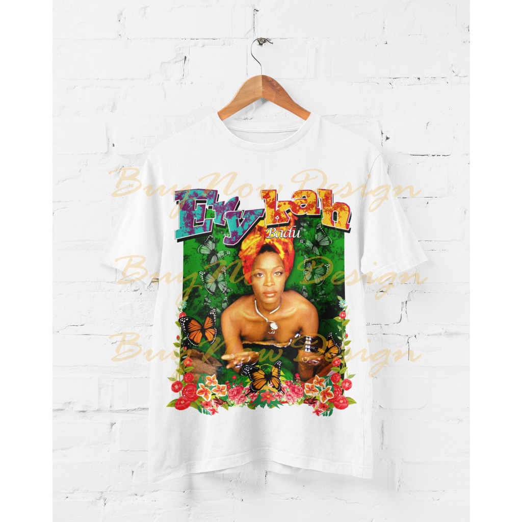 Kaos Erykah Badu Premium  Bootleg T shirt Pria Wanita