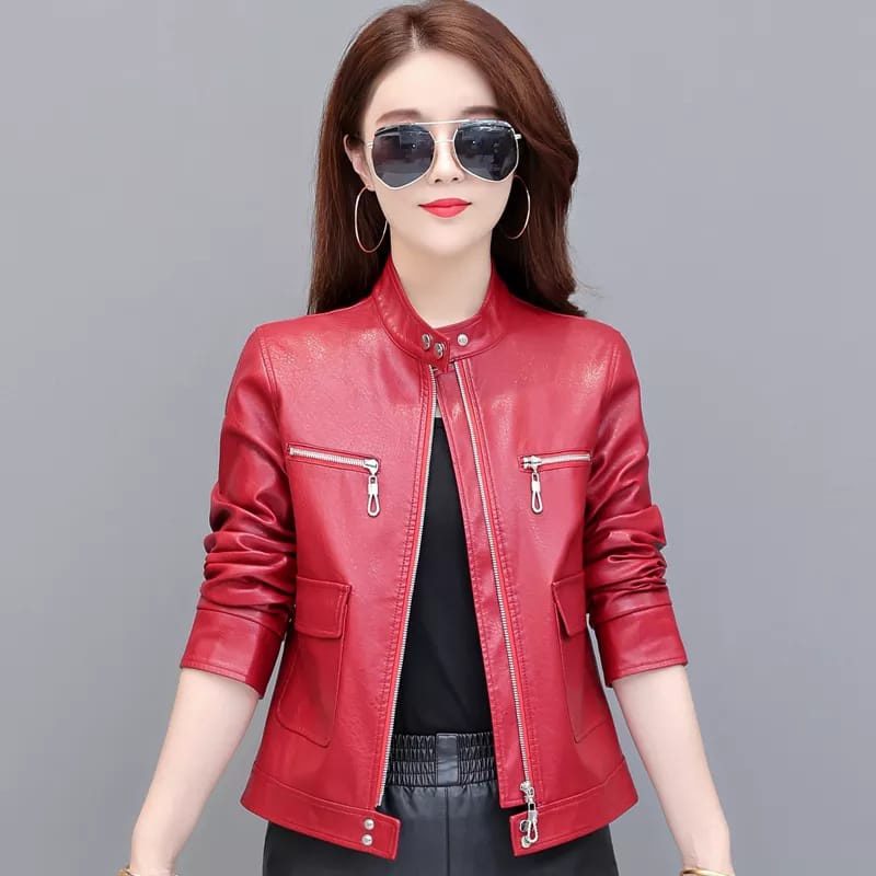 Jaket kulit wanita jaket kulit murah jaket kulit cewek kulit domba jaket kulit original jaket kulit 