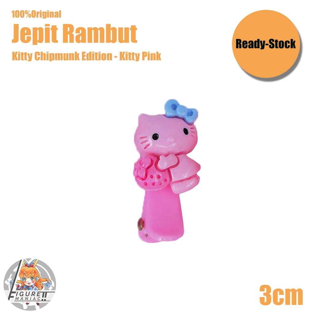 Jepit Rambut - Kitty Chipmunk Edition 3 Cm