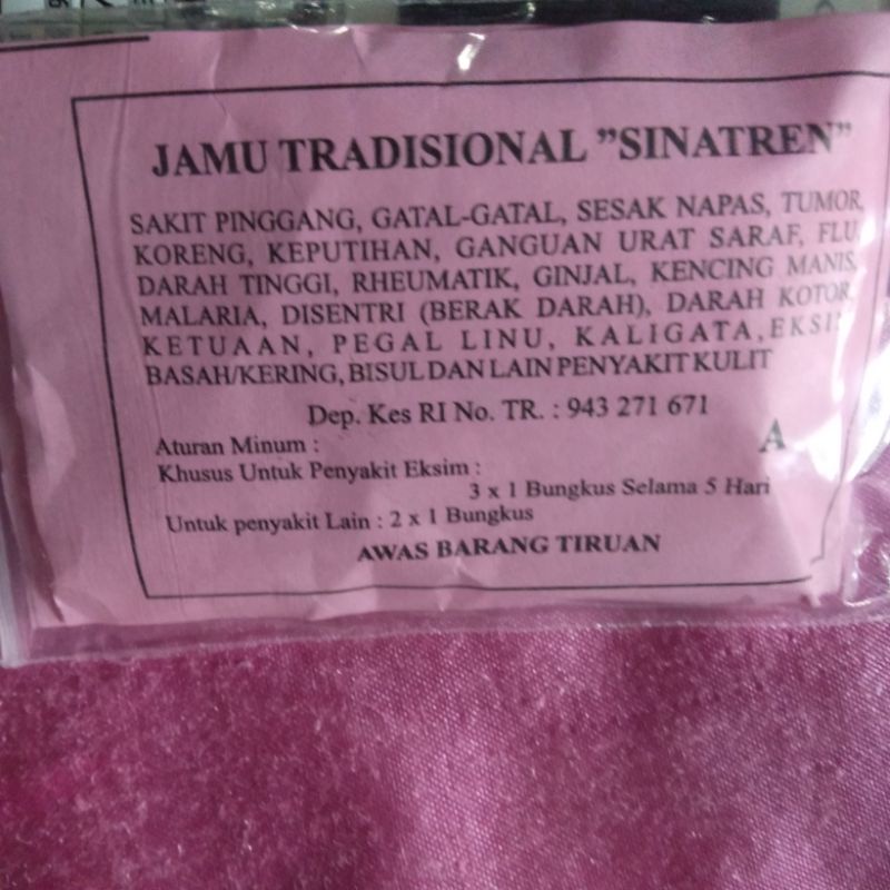 Jamu Sinatren