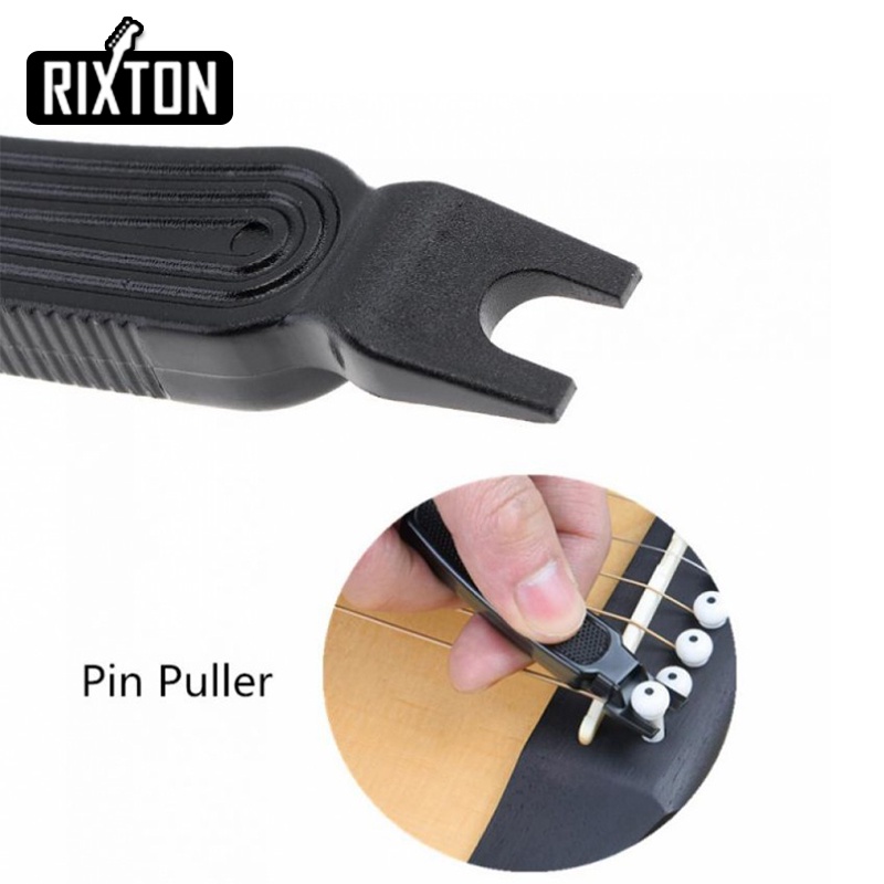 Rixton 3 in 1 Alat Gitar Multifungsi Gitar String Trimmer Penarik Aksesoris Instrumen Gitar