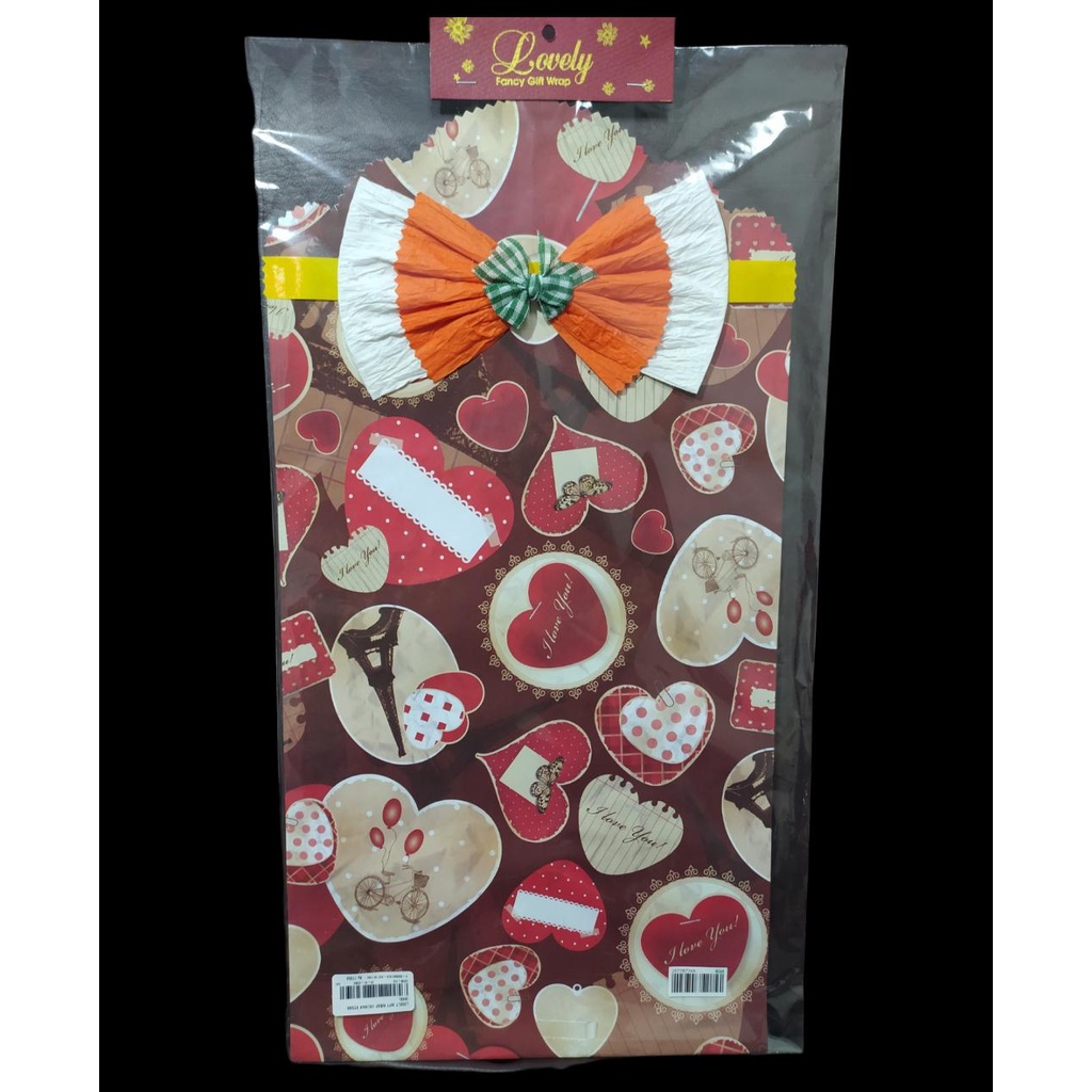 

Gramedia Medan - Kertas kado LOVELY GIFT WRAP UK. BESAR LOVE YOU