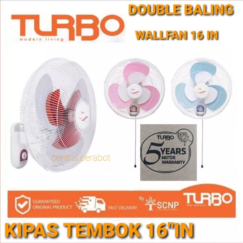 KIPAS ANGIN DINDING TURBO 16 IN/WALLFAN TURBO 16 IN/KIPAS ANGIN TEMBOK 16 IN TURBO