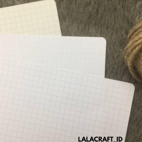 

[KODE PRODUK LYM893573] [100GSM Gading]Loose Leaf A5 dan B5 Grid/Dot Broken White (Putih Gading, Warna Novel)