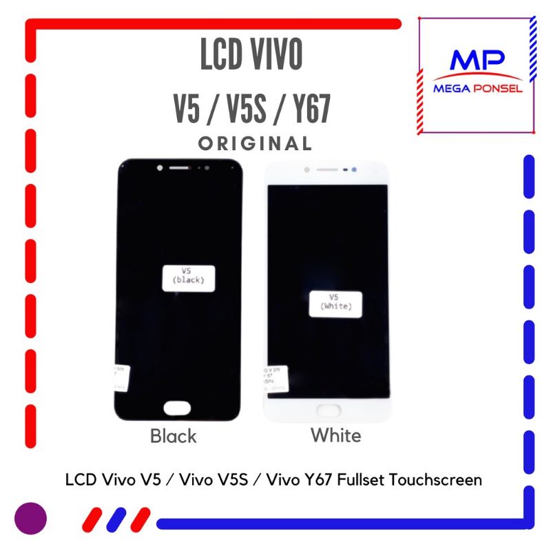 LCD TOUCHSCREEN VIVO V5 /  V5S / Y67 FULLSET ORIGINAL