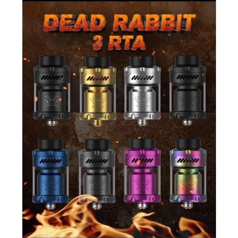 DEAD RABBIT V3 RTA 25MM - AUTHENTIC 100% BY HELLVAPE