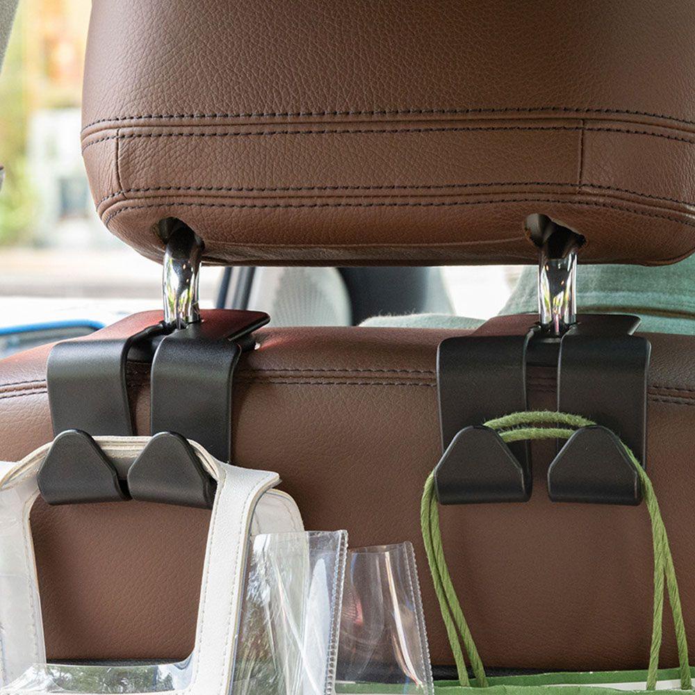 Agustina Pengait Belakang Kursi Mobil Universal Tahan Lama Aksesoris Mobil Car Decor Kreatif Double Head Hanger Back Seat Hook