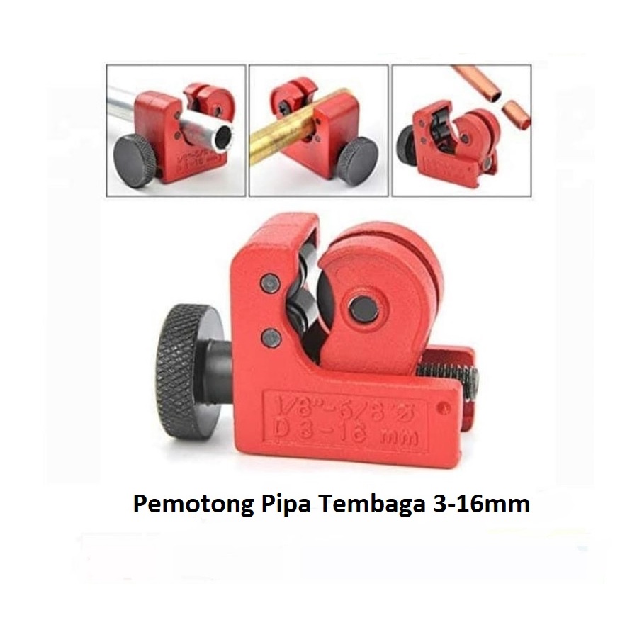 Mini Tube Cutter / Alat Potong Pipa Tembaga Aluminium 3-16mm / Kater Kecil Potong Pipa