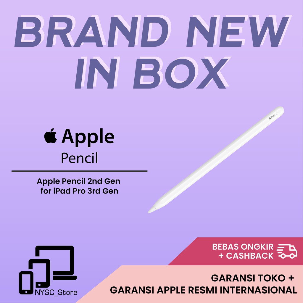 Apple Pencil 2nd gen for iPad pro 3rd generation | Shopee