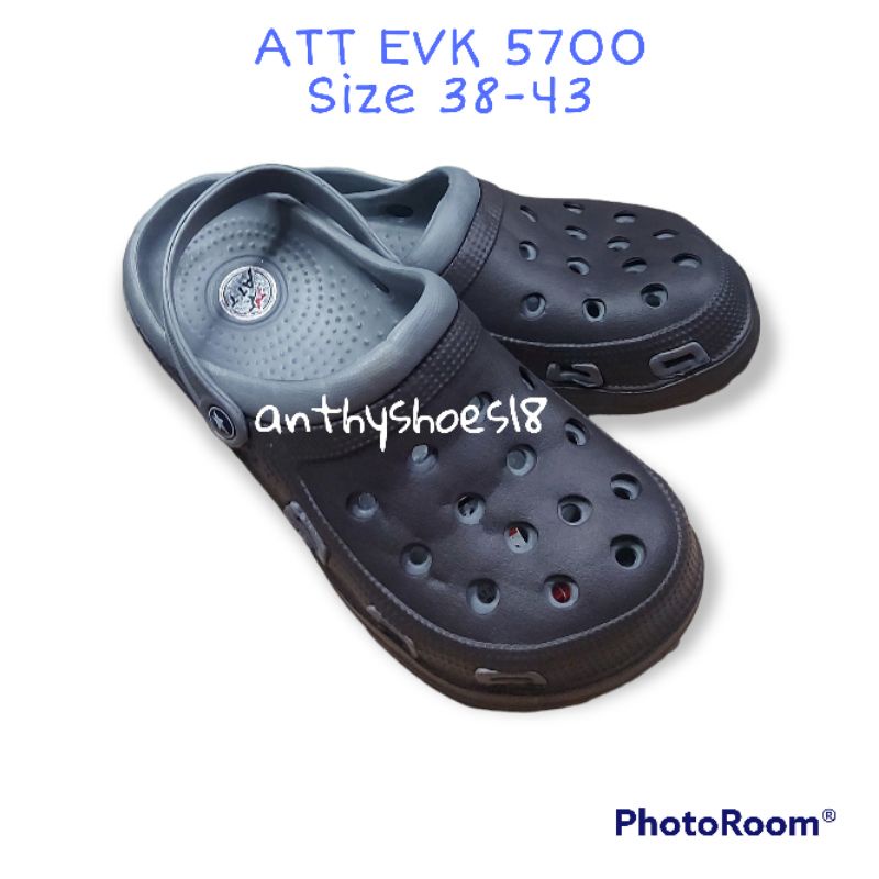 *NEW* Baim ATT EVK 5700 B Size 38/43 Sandal Baim Clogs Karet Ringan Sandal Pria Size 38-43