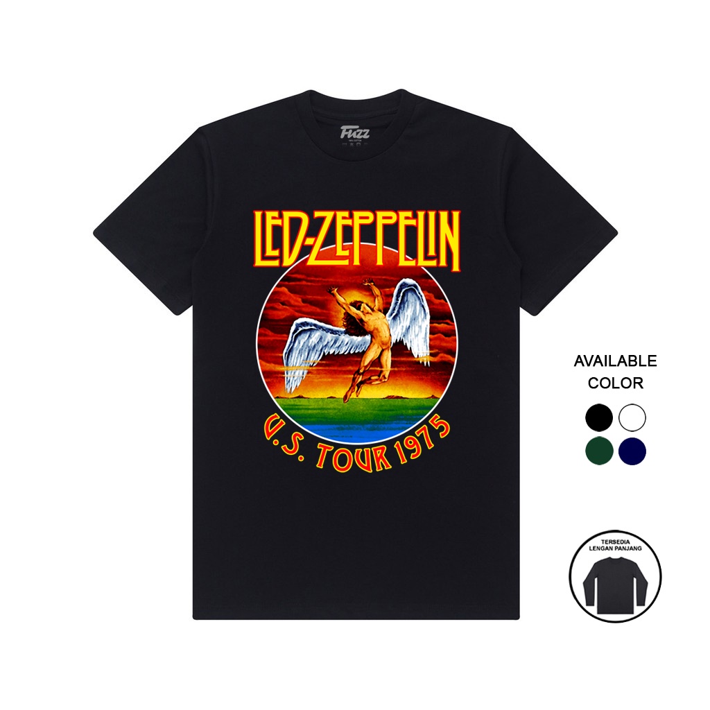 KAOS BAND LED ZEPPELIN | KAOS LED ZEPPELIN | BAJU DISTRO MUSIK ROCK PRIA WANITA OVERSIZE