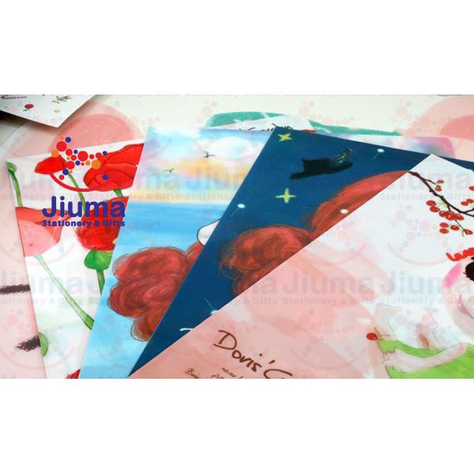 

Korean Stationary Educationshop Map File Red Girl