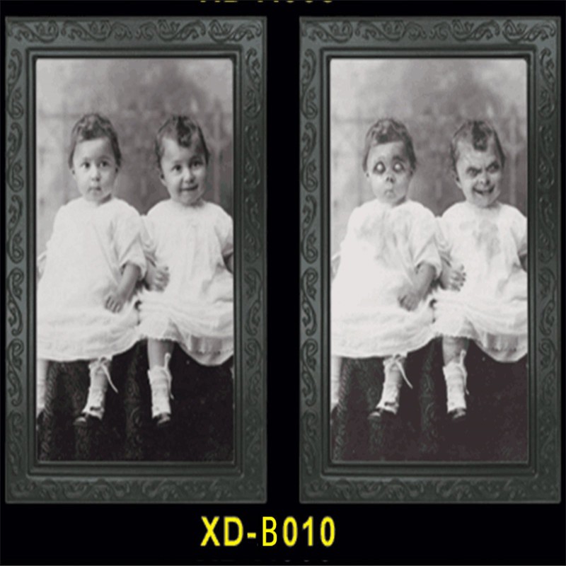 HALLOWEEN DEKORASI FOTO HOROR 3D FRAME PHOTO POTRET