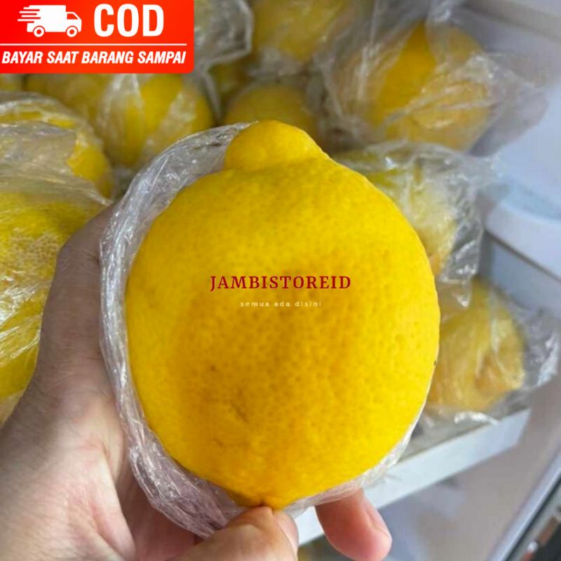 

(JAMBISTOREID) JAMBI LANGSUNG KIRIM Buah Lemon Fresh 500gram Original Premium Jambi