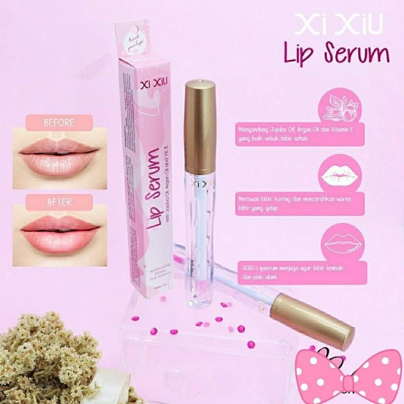 ★ BB ★XI XIU Lip Serum - Moisturizing Glossy Pink Natural | XiXiu Lip Serum