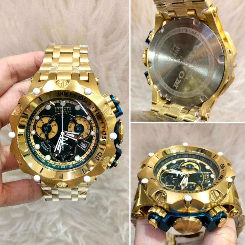 JAM TANGAN INVICTA VENOM CHRONOGRAPH Rh JAPAN QUARTZ PREMIUM