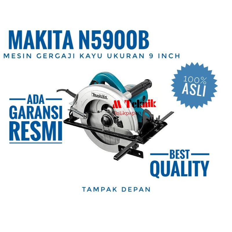 Mesin gergaji kayu Makita N5900B circular saw 9 inch circle N 5900 B