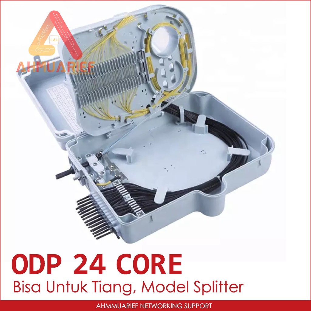 ODP FDB ODB 24 Core Model Adapter Splitter Pole Tiang Fiber Optik Box Kotak Fiber Optic Kosongan