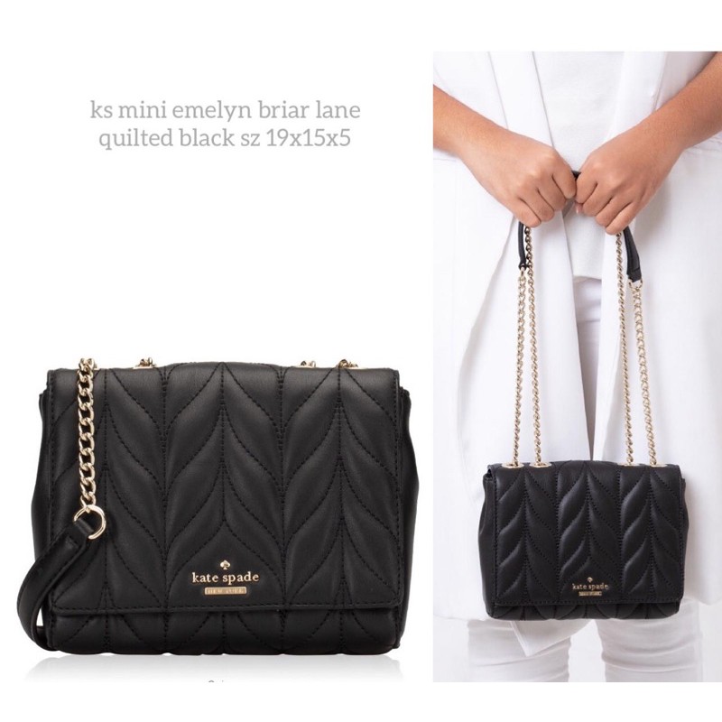 KATE SPADE EMELYN BLACK MINI [PRELOVED BY OWN]