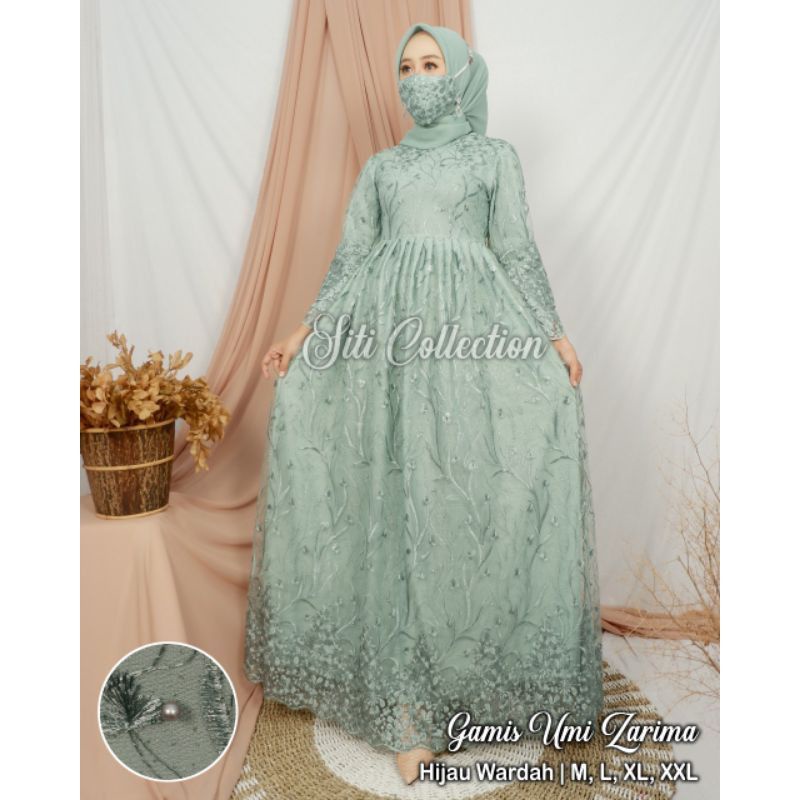 PRODUK ORIGINAL GAMIS PESTA TERBARU//GAMIS YUMNA//GAMIS TULLE MODERN//FASHION WANITA