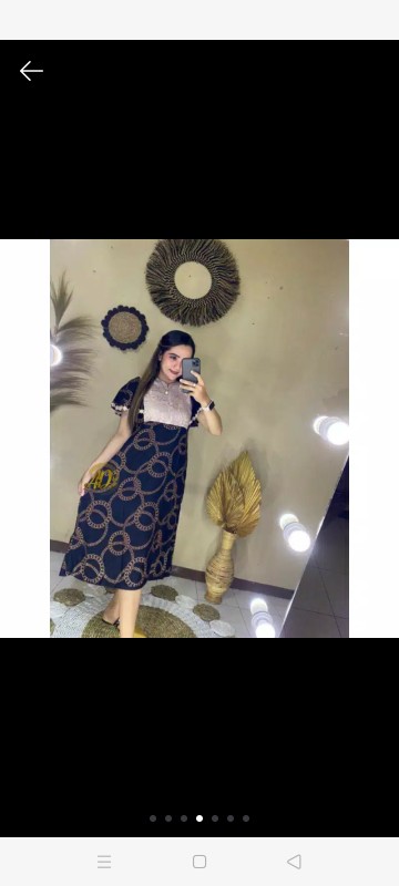 Tey-17 Batik Wanita Asj Sa Hrb026 Kenongo Kemeja Tosca Pendek