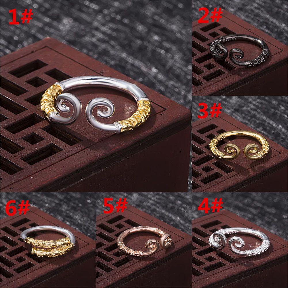 R-flower Retro Ring Hot Trendy Incantation Stik