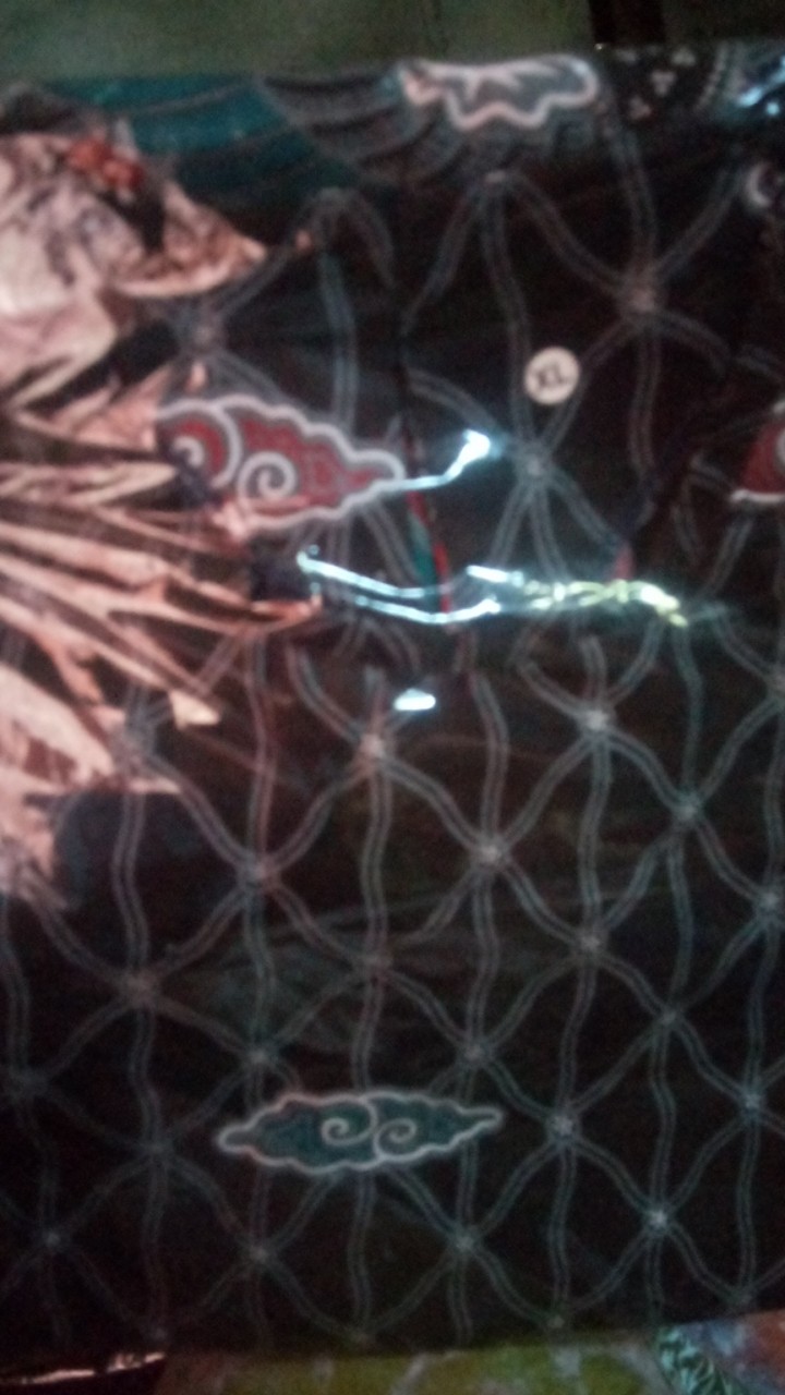 Batik Couple Keluarga Sania Ruffle Ori Ndoro Jowi Dnt Motif Matahari Terbit Abu