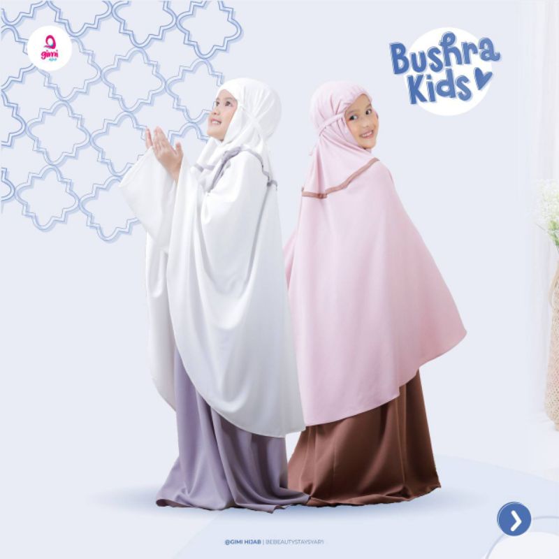 GIMI HIJAB ORI - MUKENA BUSHRA KIDS By GIMI HIJAB