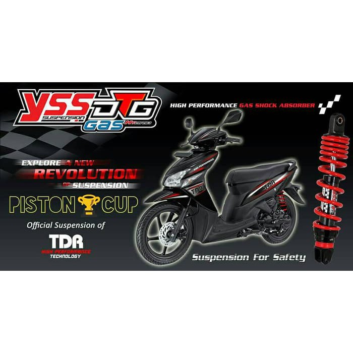 Dijual Shockbreaker YSS HYBRID DTG 300mm Mio Vario Beat   Shock YSS Hybrid terakhir