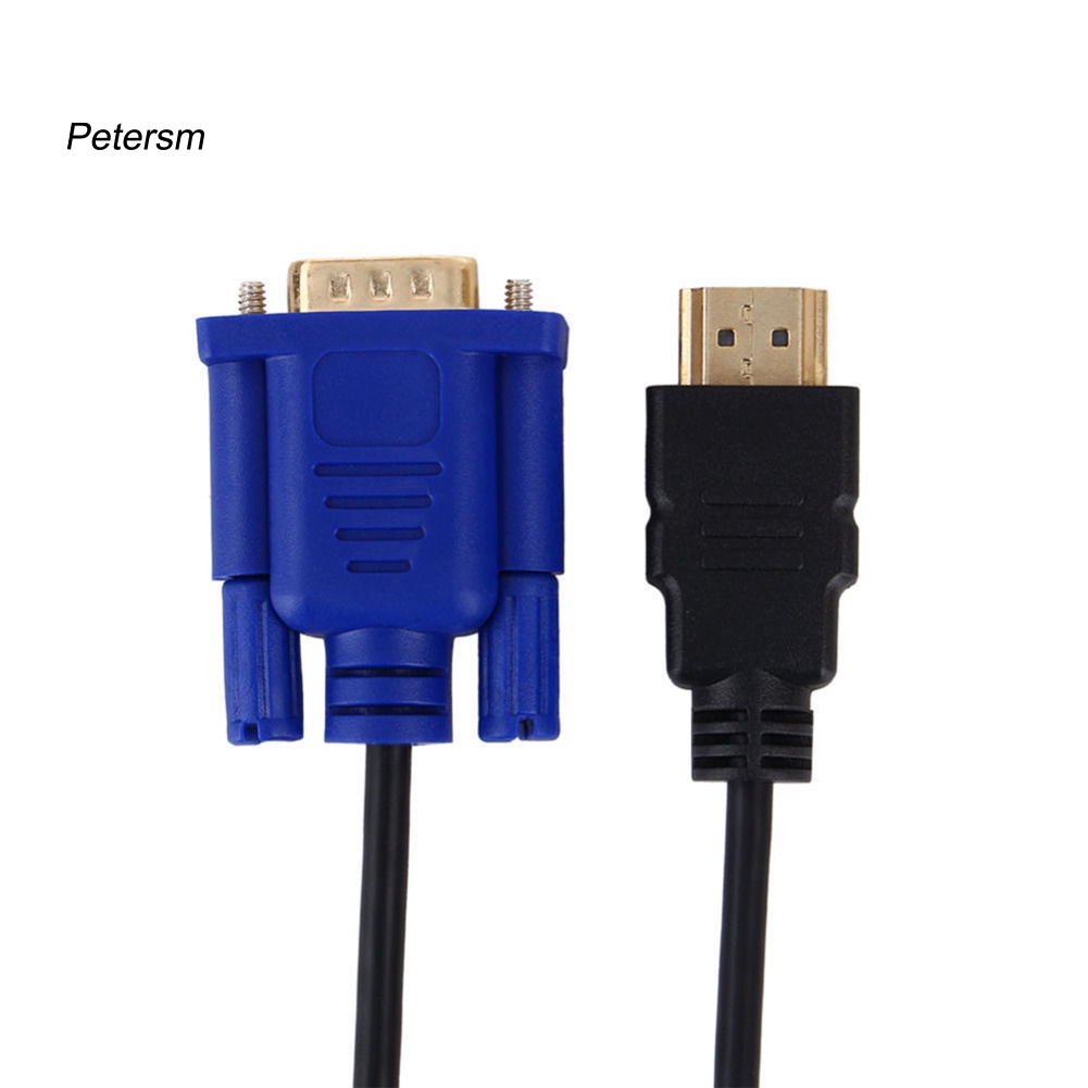 Kabel Adapter Konektor Doonjiey 1080p Hdtv Hdmi-Compatible To Vga Male 15pin Untuk Pc Tv