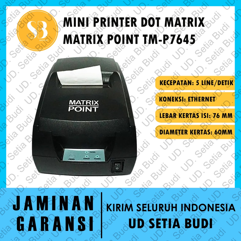 Mini Printer Matrix Point TM-P7645