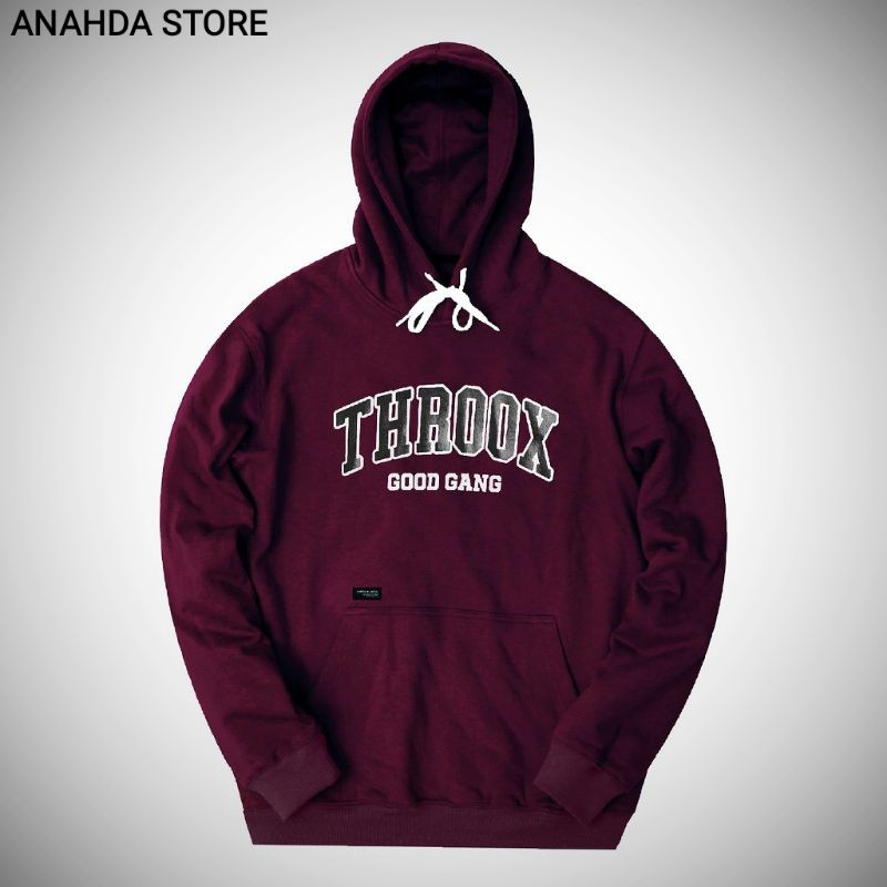 Throox Pullover Hoodie Sweater II Emery Purple Sablon Throox Good Gang Ready