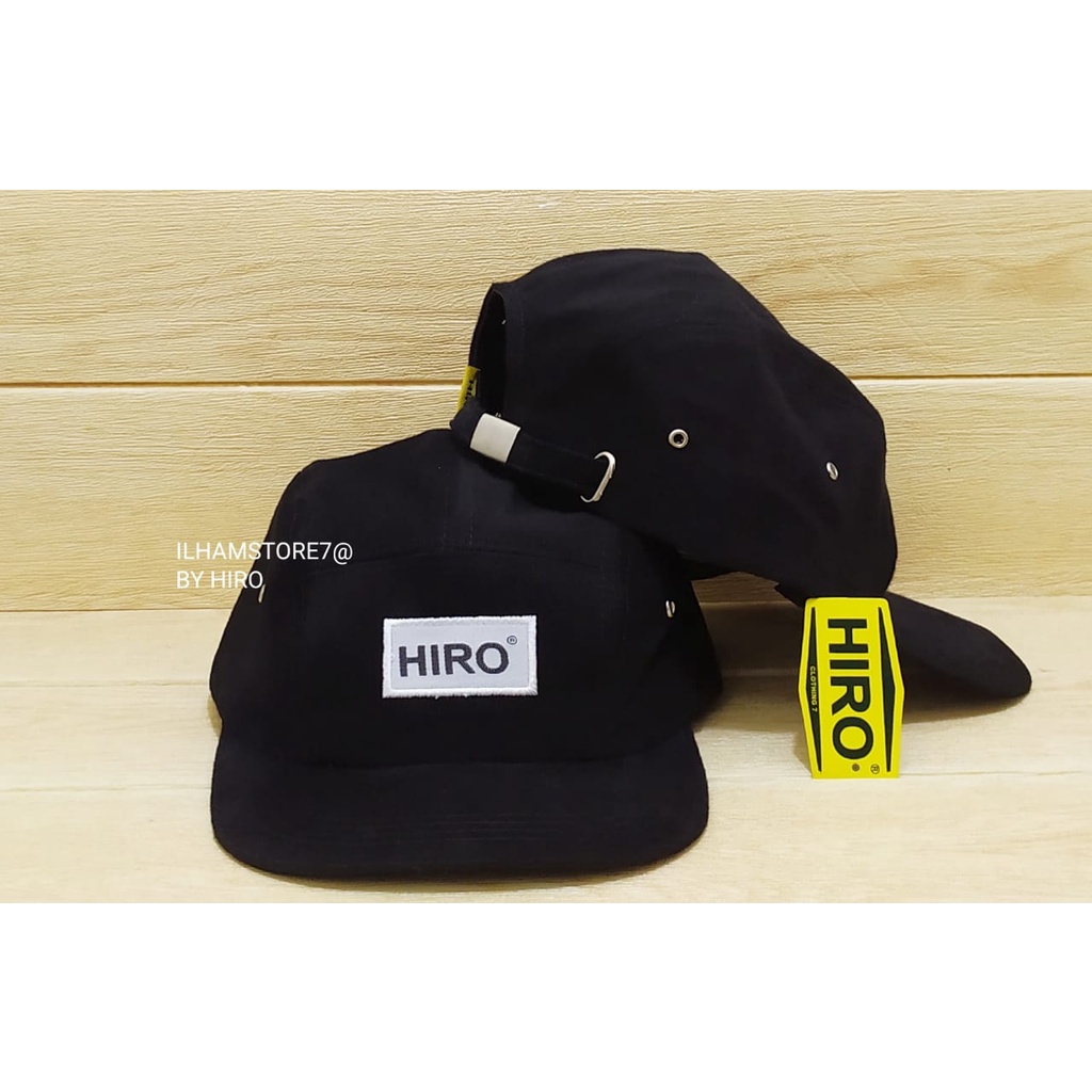 [COD]Topi Snapback Bordir HIRO Lima Panel/Topi Hip-Hop/Topi Distro Pria