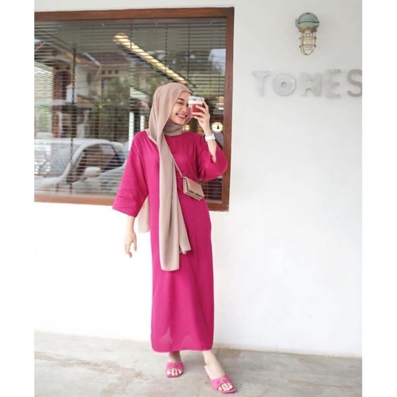 Nabila Dress Sporty Rayon Twill Busui