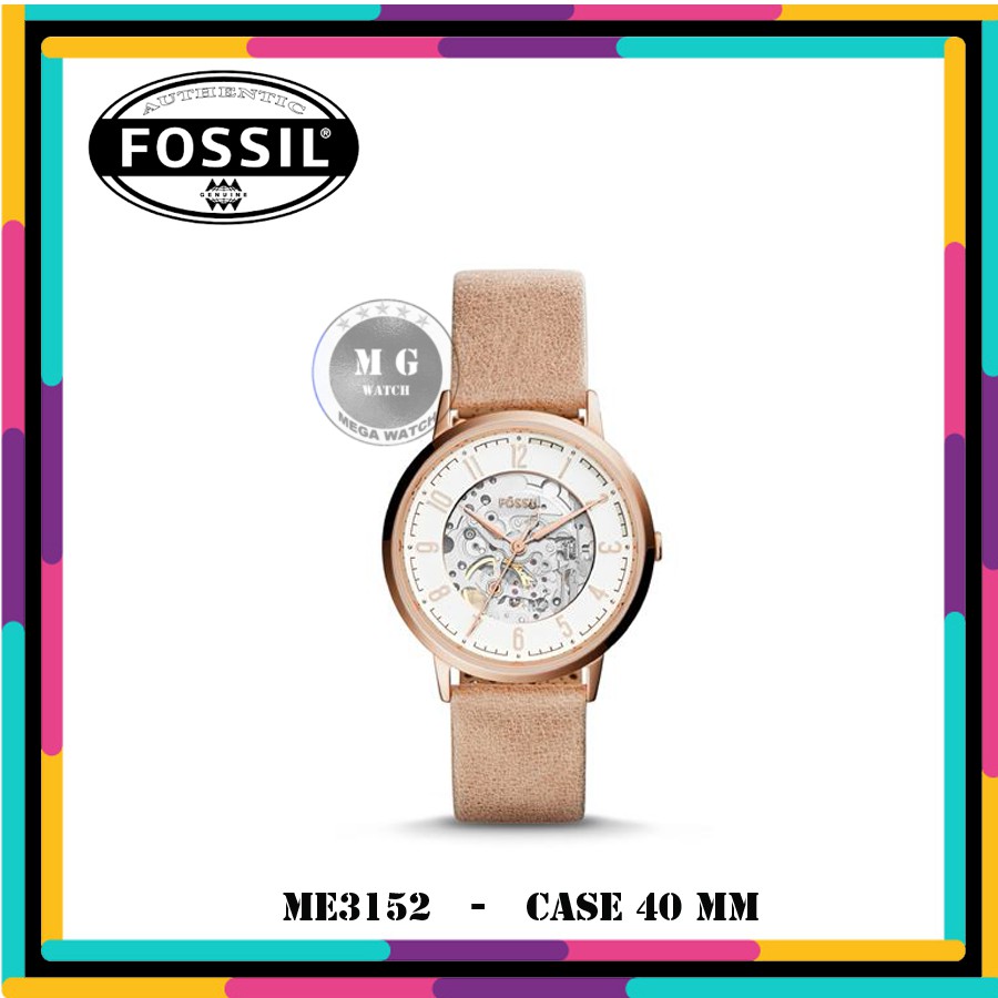 Jam Tangan Wanita Fossil Original ME3152 Vintage Muse Automatic MURAH