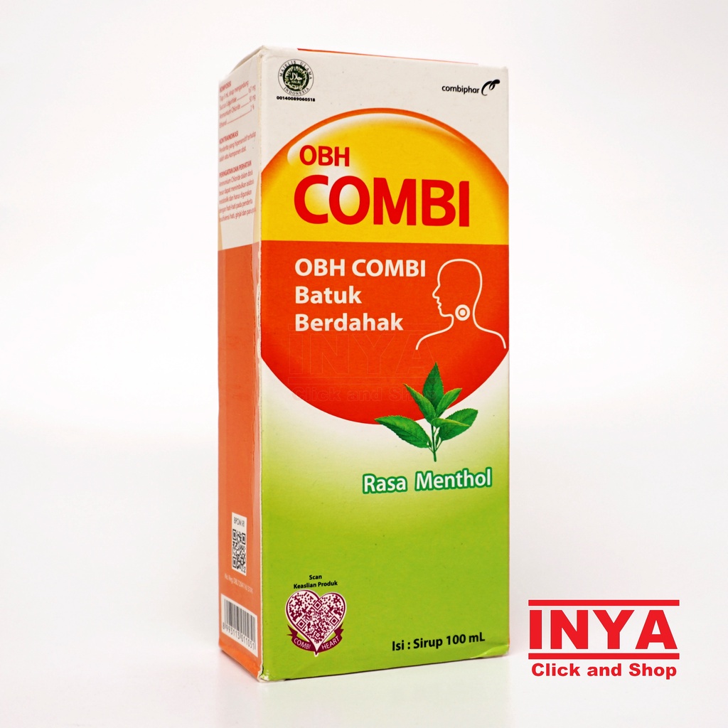 OBH COMBI BATUK BERDAHAK RASA MENTHOL 100ml - Obat Batuk