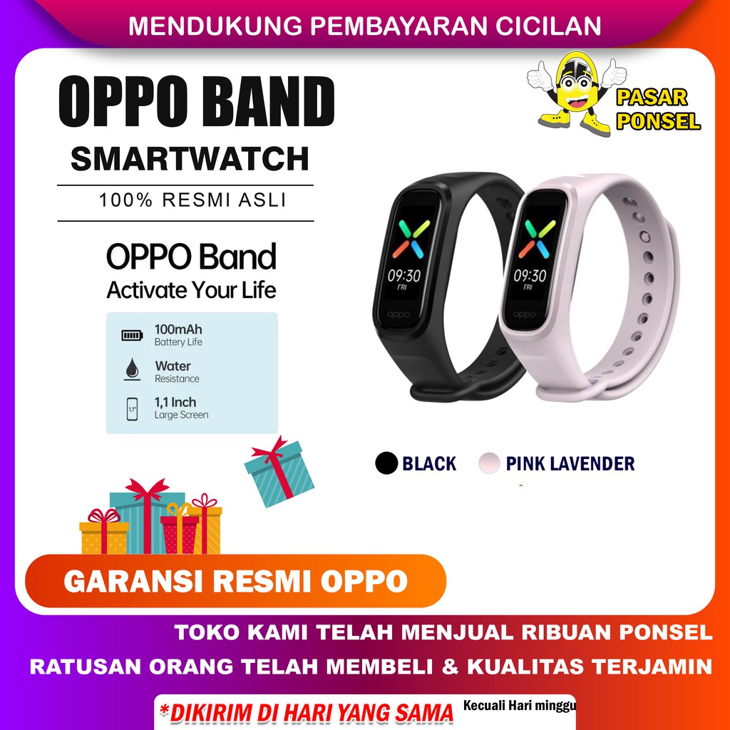OPPO BAND SMARTWATCH GARANSI RESMI OPPO TERMURAH