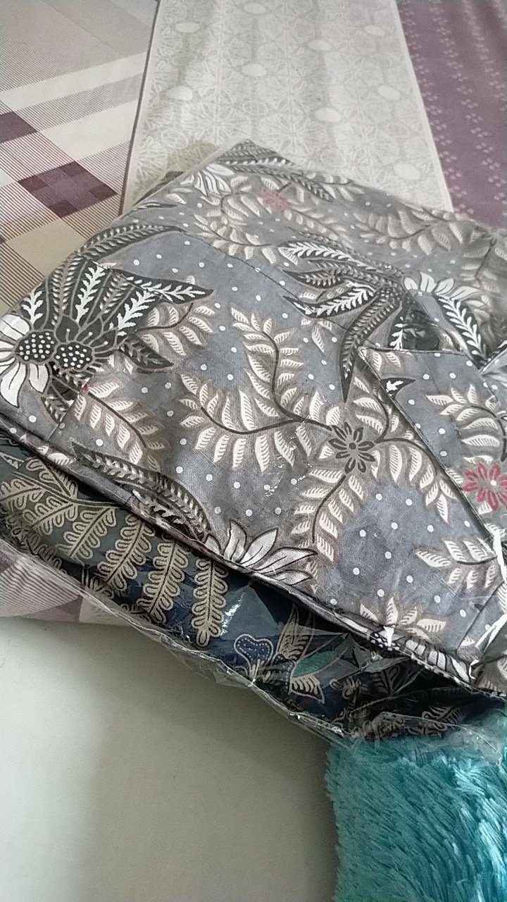 Batik Pria Wanita Motif Kaktus Abu Size M L Xl Xxl Atasan Batik Couple Seragam Kantor Sarimbit Batik