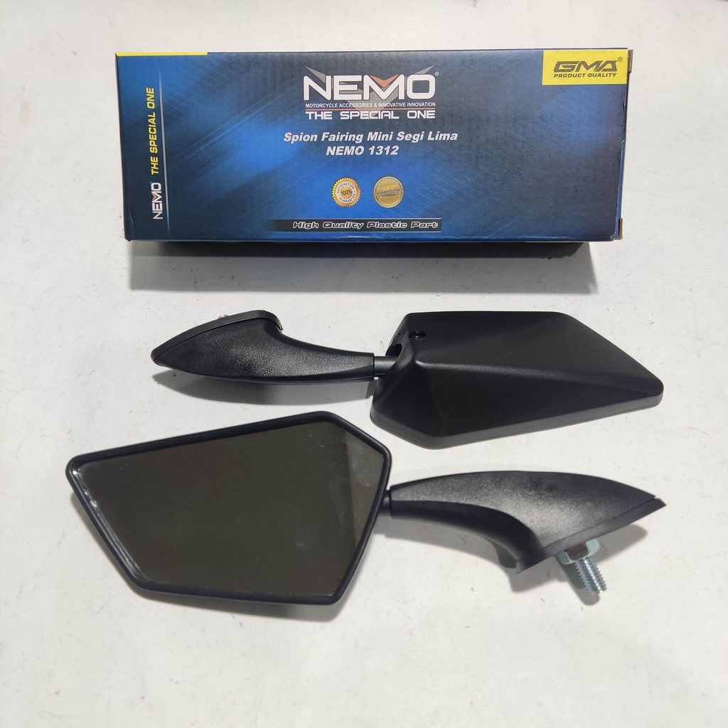 Spion Fairing Mini Nemo Segi Lima 1312 model Ninja Universal karbon